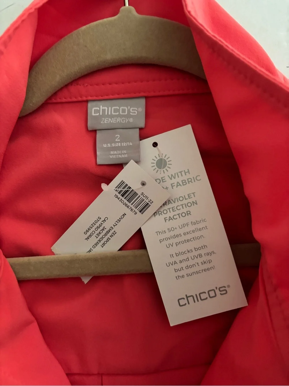 New Chicos Zenergy jacket